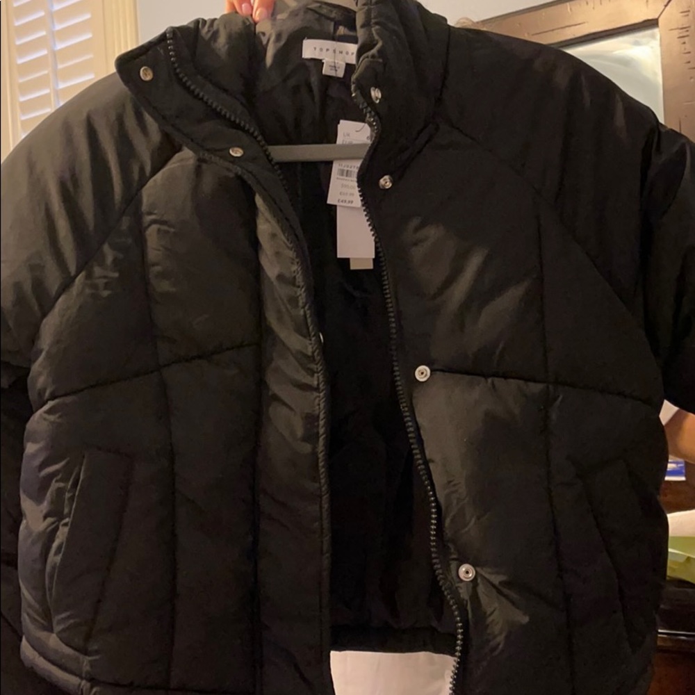 Size 2 top shop puffer jacket